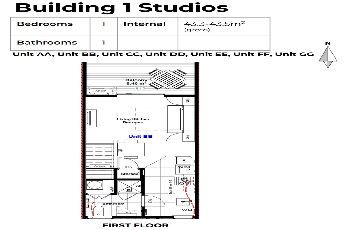 Building 1 First Floor Studio